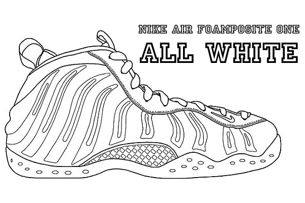 nike air foamposite one "all white" 全白色的太空科技