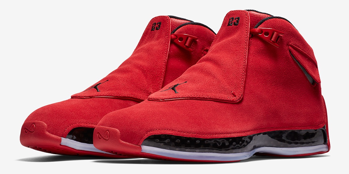 篮球场上的超跑 / air jordan 18 红黑配色台湾将於本周登场